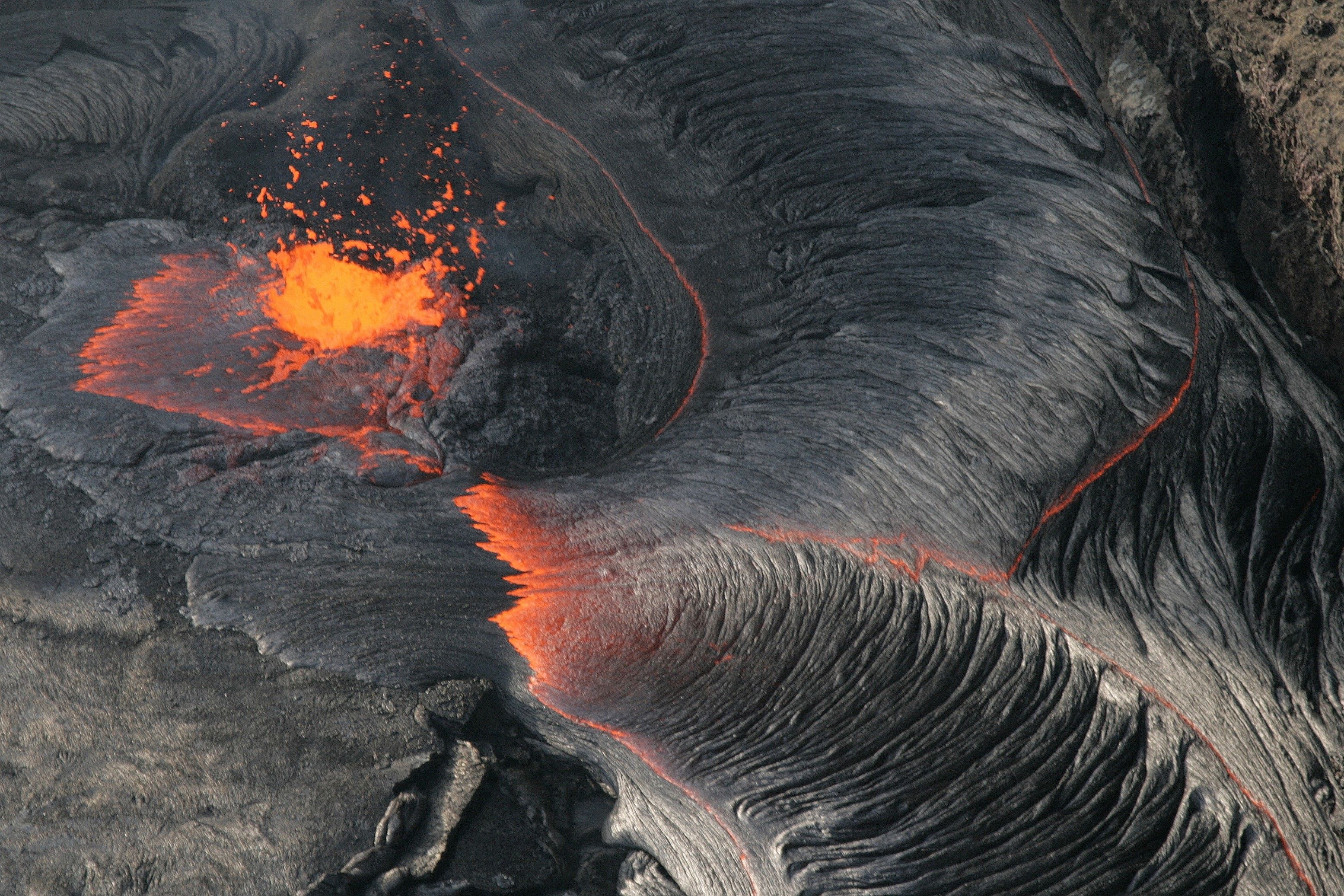 Lavastrom am Vulkan Erta Alé. © Marc Szeglat